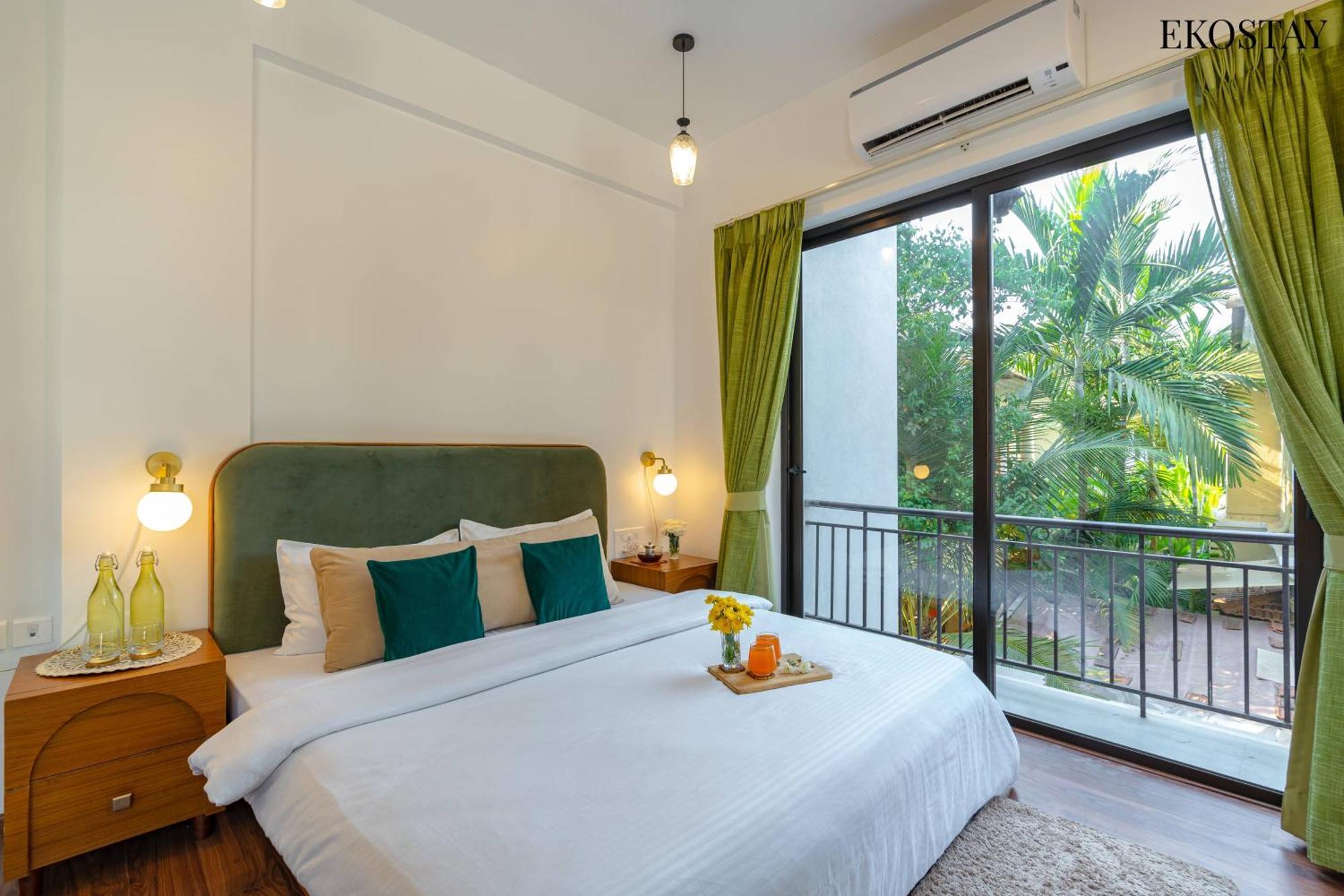 Ekostay Luxe - Jade Villa I Infinity Pool I Paddy Field Views Candolim Exterior photo